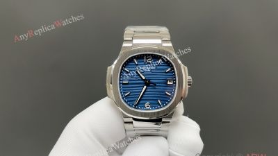PDF Patek Philippe Nautilus WG Band Blue Face 35.2mm Cal.324 Movement Watch